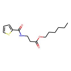 «beta»-Alanine, N-(thiophene-2-carbonyl)-, hexyl ester