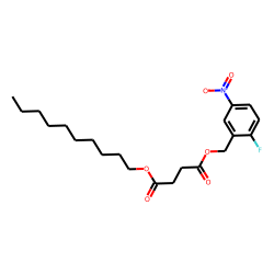 Succinic acid, decyl 2-fluoro-5-nitrobenzyl ester