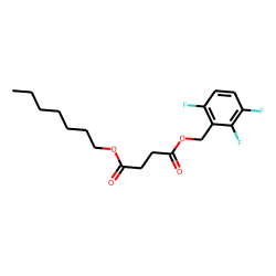 Succinic acid, heptyl 2,3,6-trifluorobenzyl ester