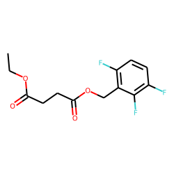 Succinic acid, ethyl 2,3,6-trifluorobenzyl ester