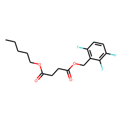 Succinic acid, pentyl 2,3,6-trifluorobenzyl ester