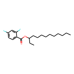 2,4-Difluorobenzoic acid, 3-tridecyl ester