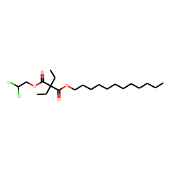 Diethylmalonic acid, 2,2-dichloroethyl dodecyl ester