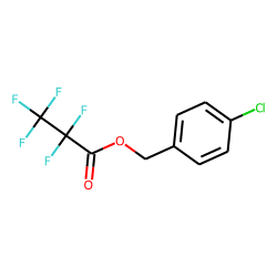4-Chlorobenzyl alcohol, pentafluoropropionate