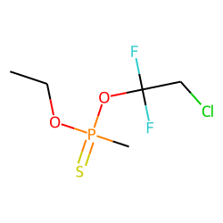 O-Ethyl-O-(2-chloro-1,1-difluoroethyl)methanethionophosphonate