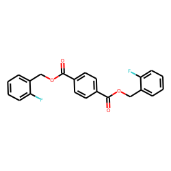 Terephthalic acid, di(2-fluorobenzyl) ester