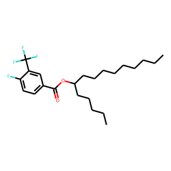 4-Fluoro-3-trifluoromethylbenzoic acid, 6-pentadecyl ester
