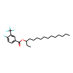 4-Fluoro-3-trifluoromethylbenzoic acid, 3-pentadecyl ester