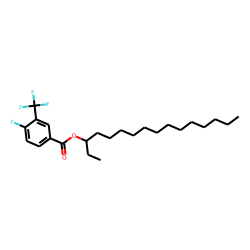 4-Fluoro-3-trifluoromethylbenzoic acid, 3-hexadecyl ester