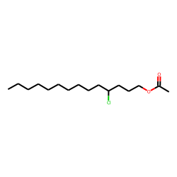 1-Tetradecanol, 4-chloro, acetate