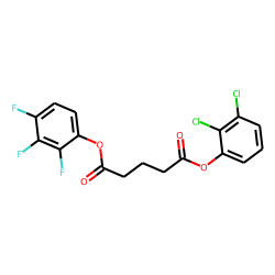 Glutaric acid, 2,3-dichlorophenyl 2,3,4-trifluorophenyl ester