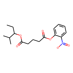 Glutaric acid, 2-methylpent-3-yl 2-nitrophenyl ester