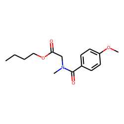 Sarcosine, N-(4-methoxybenzoyl)-, butyl ester