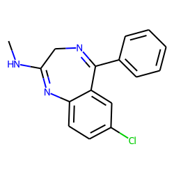 3H-1,4-Benzodiazepin-2-amine, 7-chloro-N-methyl-5-phenyl-