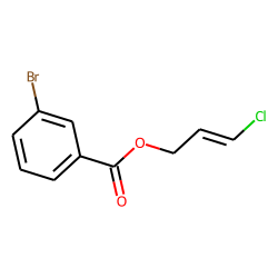 3-Bromobenzoic acid, 3-chloroprop-2-enyl ester