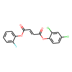 Fumaric acid, 2,4-dichlorophenyl 2-fluorophenyl ester