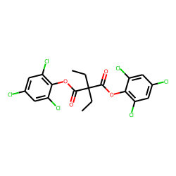 Diethylmalonic acid, di(2,4,6-trichlorophenyl) ester