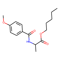 D-Alanine, N-(4-anisoyl)-, pentyl ester