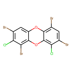 1,3,6,8-tetrabromo-2,9-dichloro-dibenzo-p-dioxin
