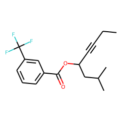 3-Trifluoromethylbenzoic acid, 2-methyloct-5-yn-4-yl ester