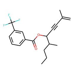 3-Trifluoromethylbenzoic acid, 2,6-dimethylnon-1-en-3-yn-5-yl ester