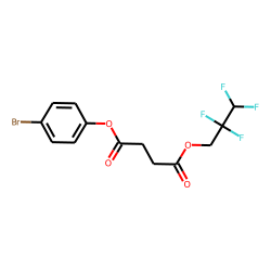 Succinic acid, 2,2,3,3-tetrafluoropropyl 4-bromophenyl ester