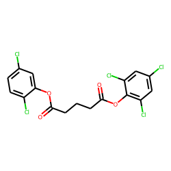 Glutaric acid, 2,4,6-trichlorophenyl 2,5-dichlorophenyl ester