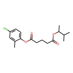 Glutaric acid, 3-methylbut-2-yl 2-methyl-4-chlorophenyl ester