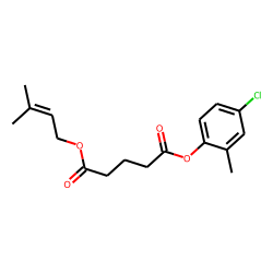 Glutaric acid, 3-methylbut-2-en-1-yl 2-methyl-4-chlorophenyl ester