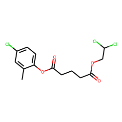 Glutaric acid, 2,2-dichloroethyl 2-methyl-4-chlorophenyl ester