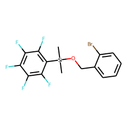 (2-Bromophenyl)methanol, dimethylpentafluorophenylsilyl ether