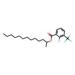 2-Fluoro-3-trifluoromethylbenzoic acid, 2-tridecyl ester