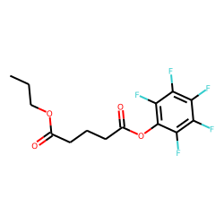 Glutaric acid, pentafluorophenyl propyl ester