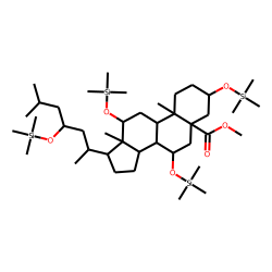 24-Hydroxy-trihydroxycoprostanic acid, Me-TMS, isomer 2