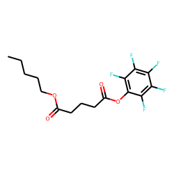 Glutaric acid, pentafluorophenyl pentyl ester