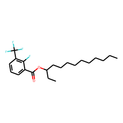 2-Fluoro-3-trifluoromethylbenzoic acid, 3-tridecyl ester