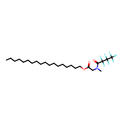 Sarcosine, N-heptafluorobutyryl-, octadecyl ester