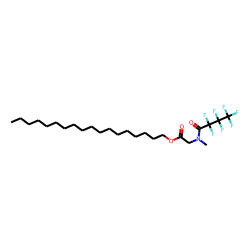 Sarcosine, n-heptafluorobutyryl-, octadecyl ester