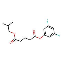 Glutaric acid, 3,5-difluorophenyl isobutyl ester