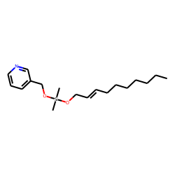 trans-2-Decen-1-ol, picolinyloxydimethylsilyl ether