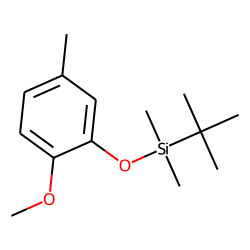 2-Methoxy-5-methylphenol, tert-butyldimethylsilyl ether