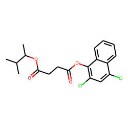 Succinic acid, 3-methylbut-2-yl 2,4-dichloronaphth-1-yl ester