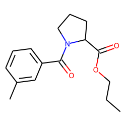 L-Proline, N-(3-methylbenzoyl)-, propyl ester