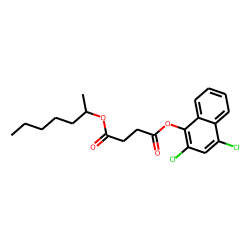 Succinic acid, hept-2-yl 2,4-dichloronaphth-1-yl ester