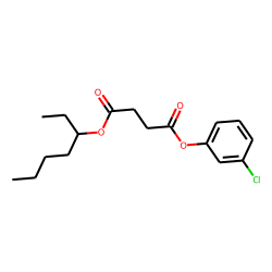 Succinic acid, 3-chlorophenyl 3-heptyl ester