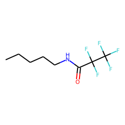 Pentafluoropropanamide, N-pentyl-