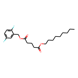 Glutaric acid, 2,5-difluorobenzyl nonyl ester
