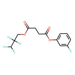 Succinic acid, 2,2,3,3-tetrafluoropropyl 3-fluorophenyl ester