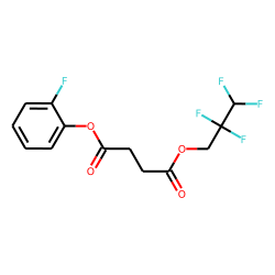 Succinic acid, 2,2,3,3-tetrafluoropropyl 2-fluorophenyl ester