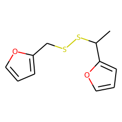 (2-furfuryl)-(1-(2'-furyl)-1-ethyl) disulfide